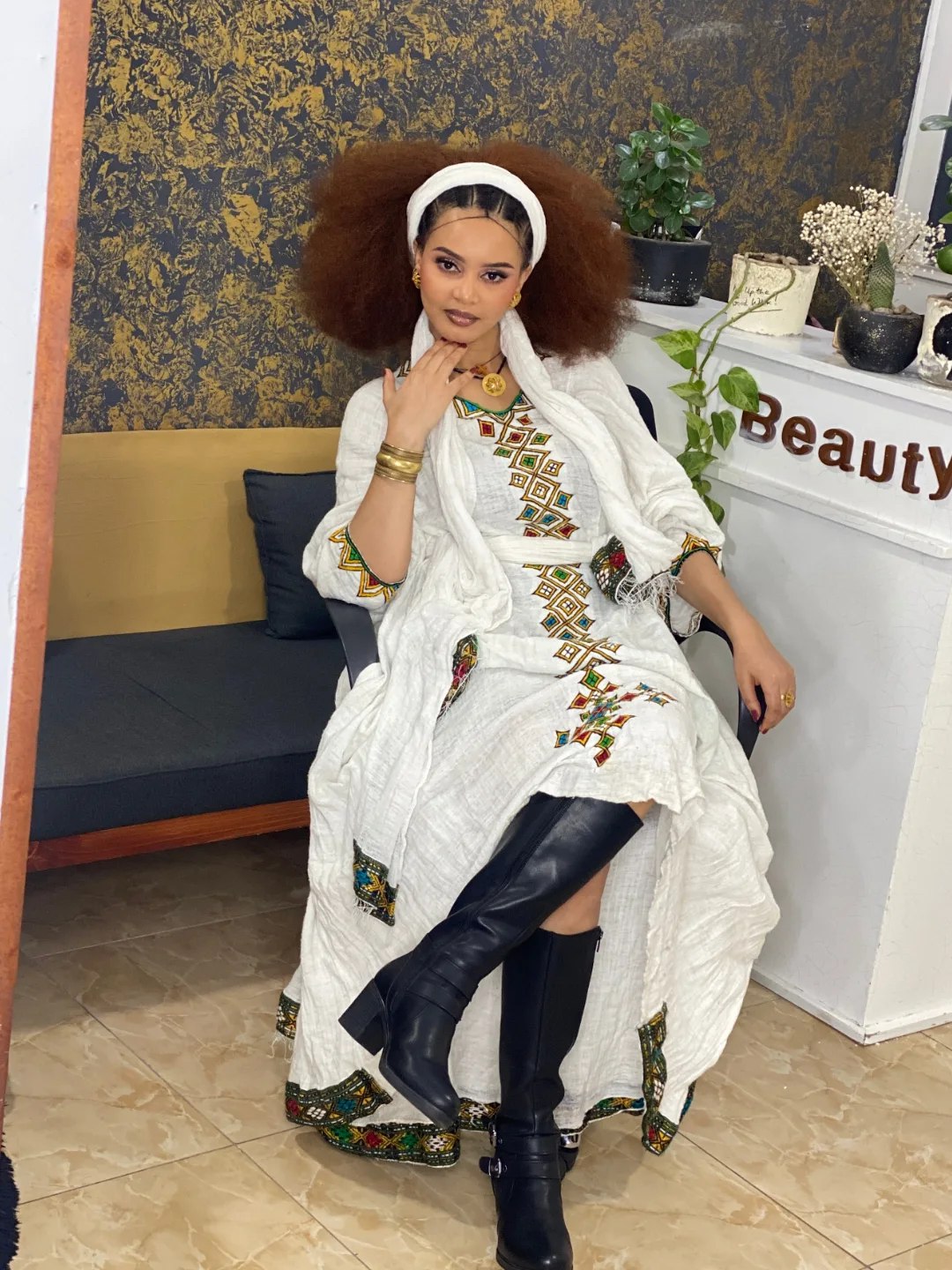 MIMI ETHIOPIAN TRADITIONAL DRESS COLLECTION | HABESHA KEMIS STYLES | AUTHENTIC HABESHA DRESS