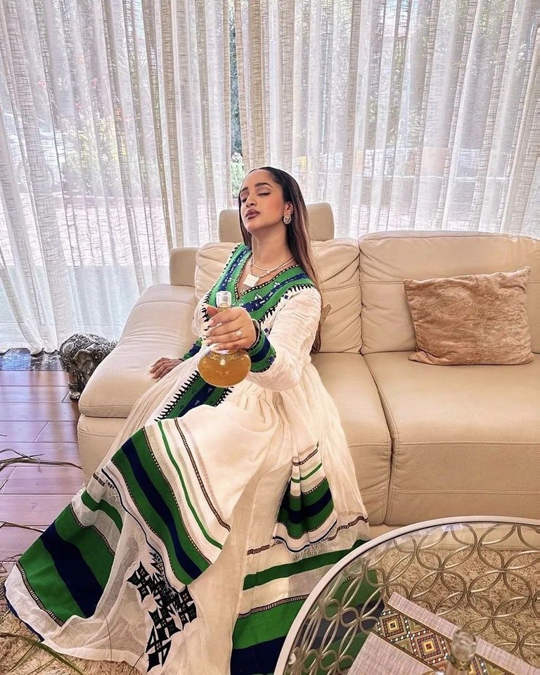 ABIGIYA ETHIOPIAN DRESS COLLECTION | AUTHENTIC HABESHA KEMIS | HABESHA DRESS HERITAGE WEAR