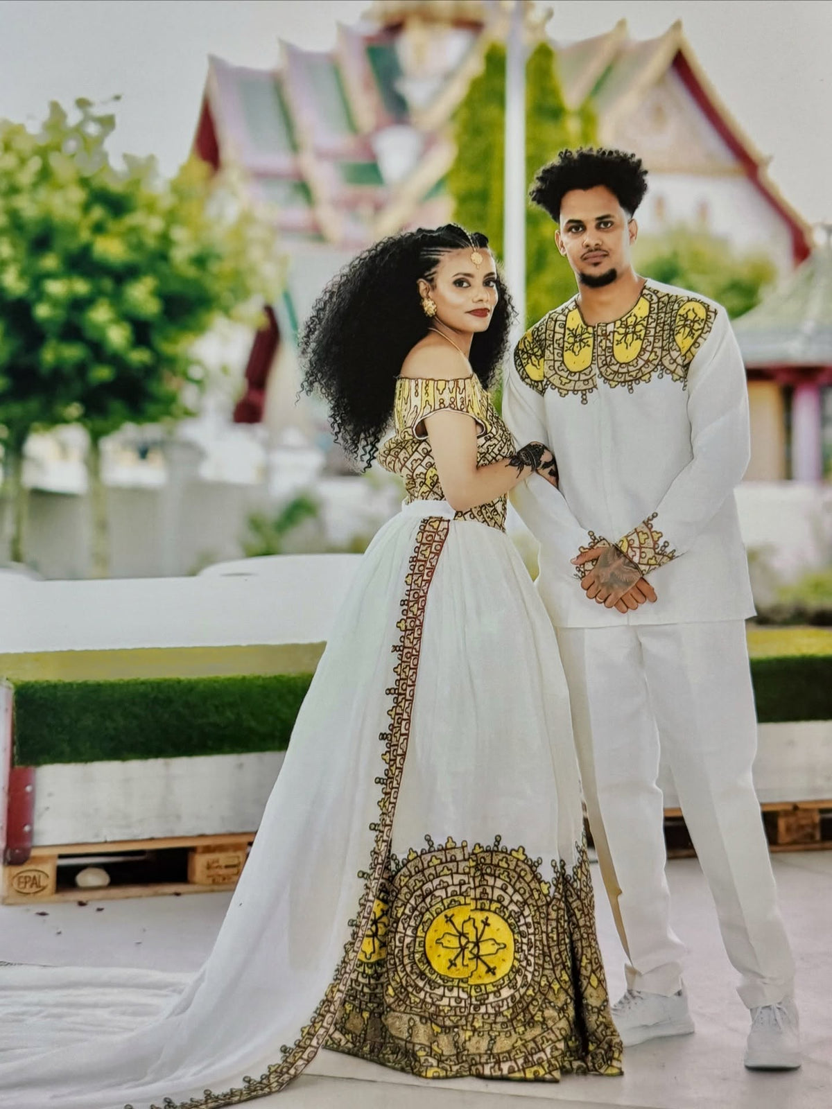 AZEB MATCHING OUTFIT | TRADITIONAL ETHIOPIAN CLOTHING | ELEGANT CULTURAL COUPLE SET