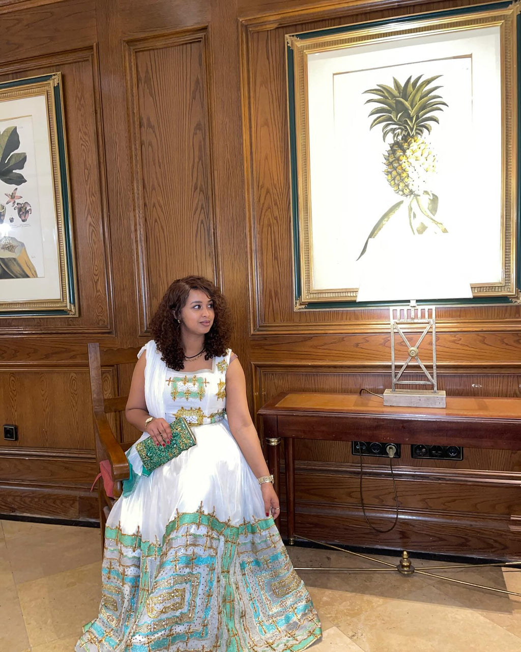 MONALIZA LUXURIOUS CULTURAL HABESHA DRESS | HANDWOVEN HABESHA KEMIS | WEDDING ERITREAN DRESS