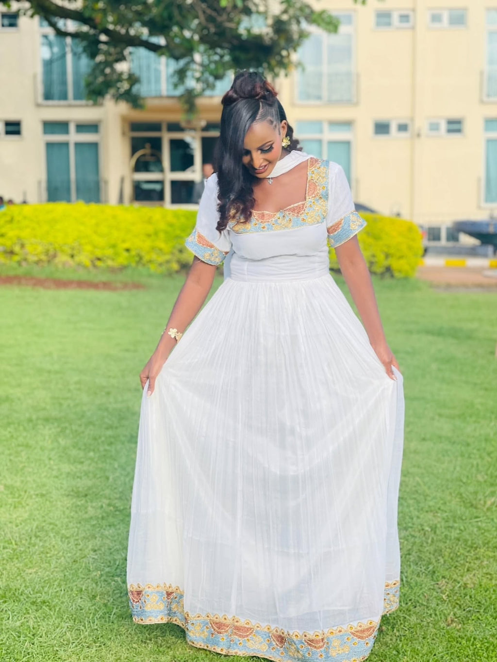SERKADIS HABESHA KEMIS | TRADITIONAL ETHIOPIAN DRESS | HANDWOVEN HABESHA DRESS