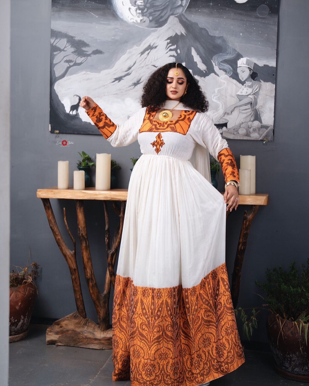 RAKEB HABESHA DRESS | ARTISTIC FASHION HABESHA KEMIS | SHOWCASE INSPIRED BY TIMELESS ETHIOPIAN TRADITIONAL DRESS