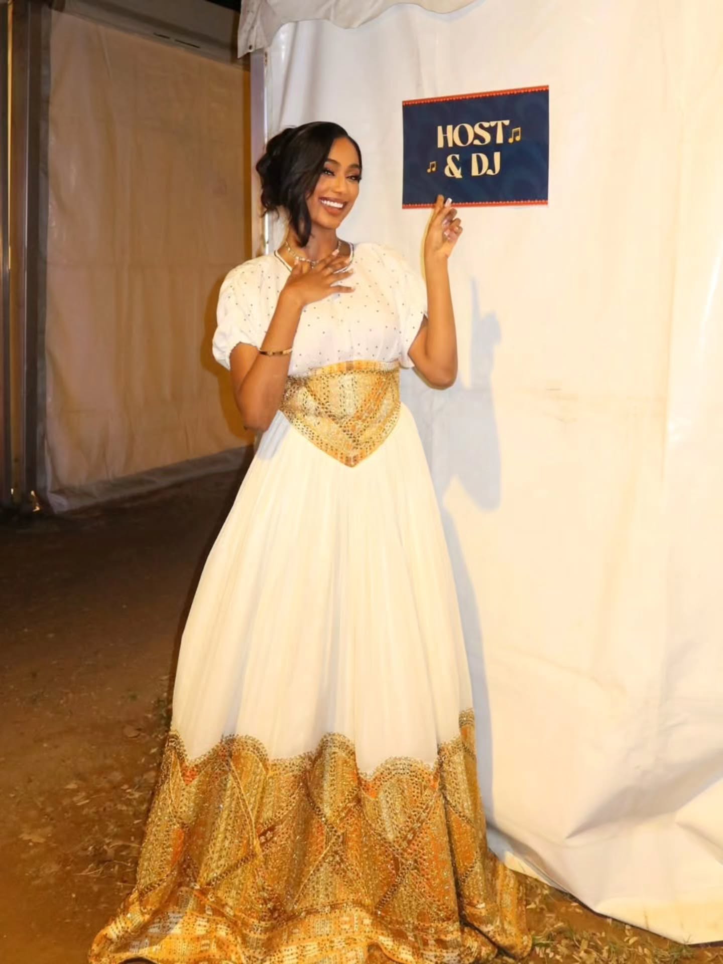 WELELA TRADITIONAL ETHIOPIAN WEDDING DRESS | GOLD EMBROIDERY HABESHA DRESS DESIGN | HABESHA KEMIS COLLECTION