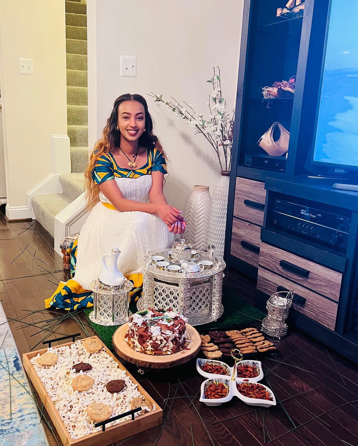 BITU SHORT SLEEVE HABESHA KEMIS | ETHIOPIAN DRESS | TIMELESS HABESHA DRESS