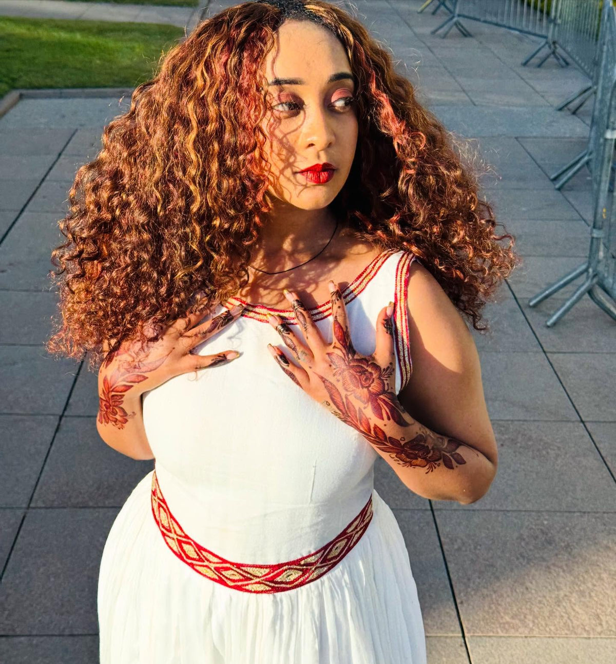 MICHOT AUTHENTIC SLEEVELESS HABESHA KEMIS | ETHIOPIAN DRESS INSPIRED | HABESHA DRESS FOR CULTURAL HERITAGE