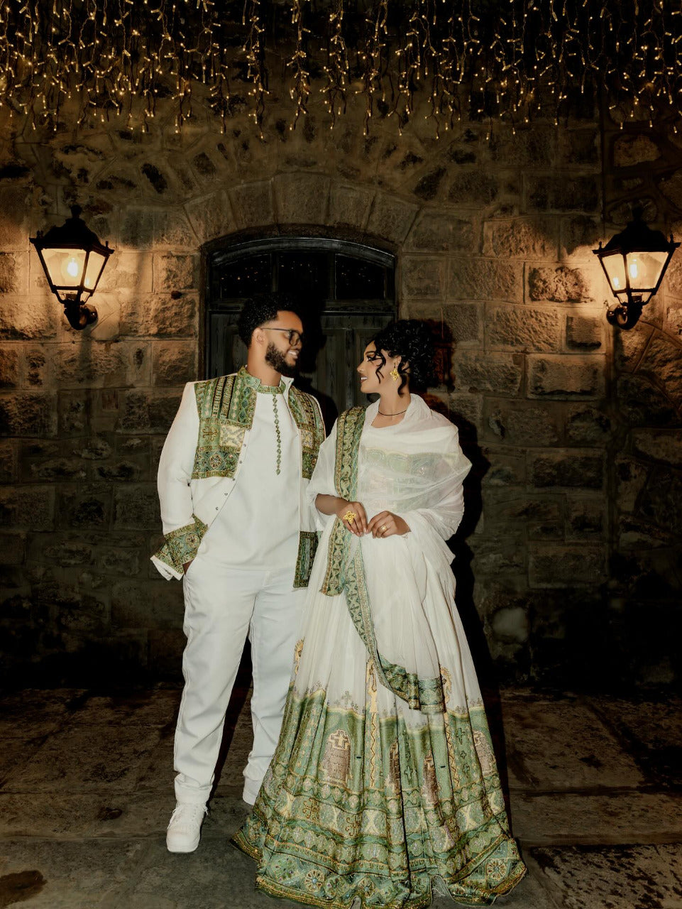 MATCHING ETHIOPIAN COUPLE OUTFITS | HABESHA KEMIS | HABESHA COUPLE ATTIRE