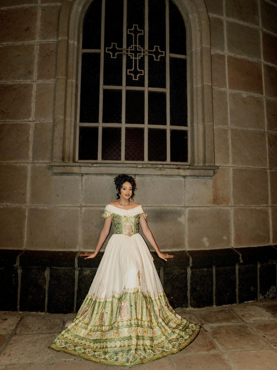 ZARA MATCHING ETHIOPIAN COUPLE OUTFITS | TRADITIONAL ETHIOPIAN MEN'S SHIRT AND WOMEN'S DRESS | HABESHA COUPLE ATTIRE