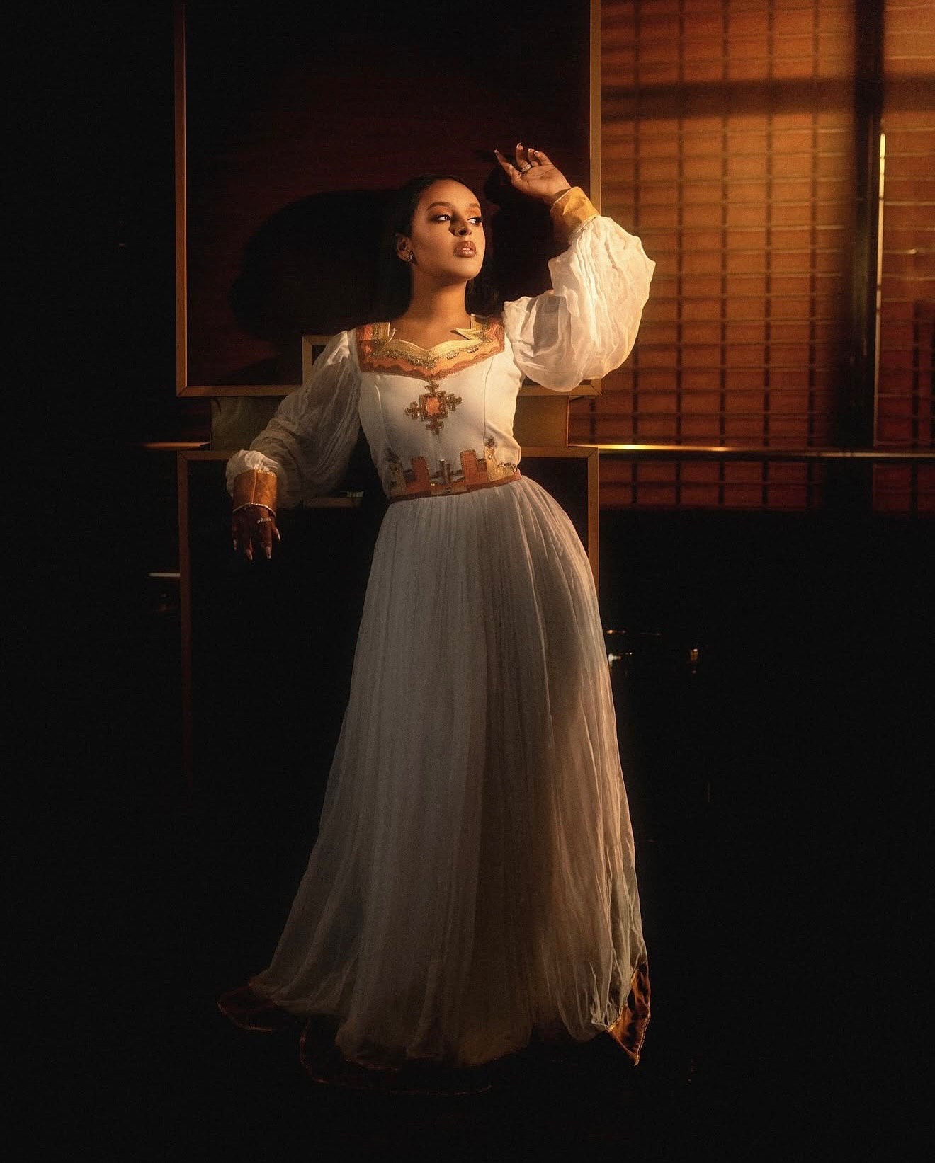 MULUNESH TIMELESS HABESHA DRESS | CHARMING HABESHA KEMIS | HANDMADE ETHIOPIAN CLOTHING