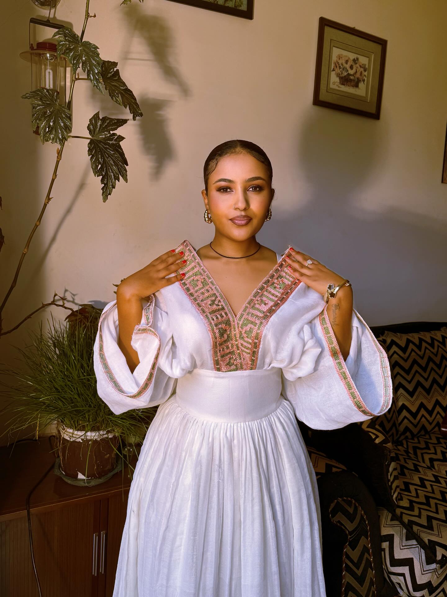 FIKRADIS TRADITIONAL ETHIOPIAN CLOTHING | HABESHA KEMIS AND ERITREAN DRESS STYLE | TIMELESS HABESHA DRESS