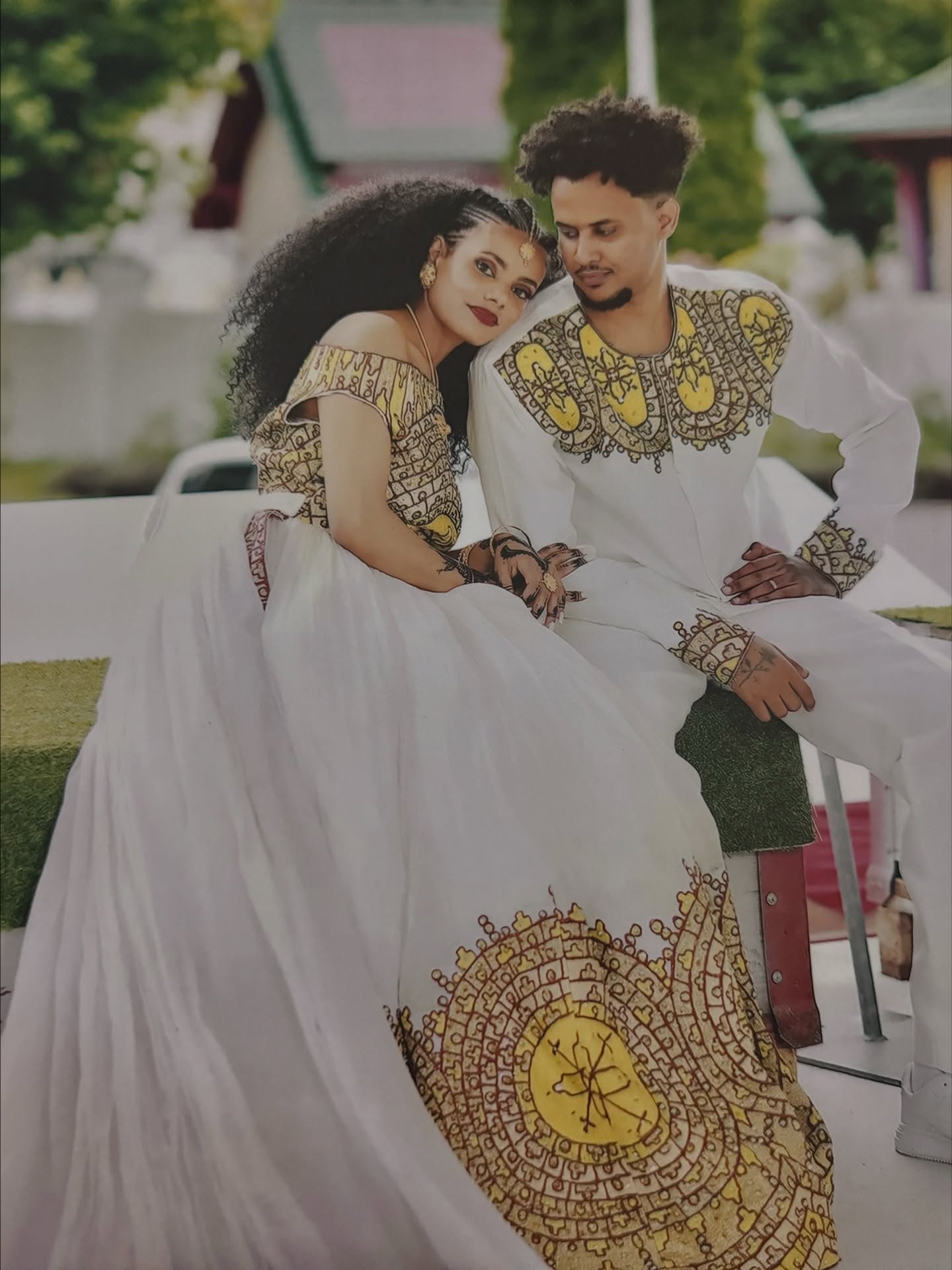 AZEB MATCHING OUTFIT | TRADITIONAL ETHIOPIAN CLOTHING | ELEGANT CULTURAL COUPLE SET