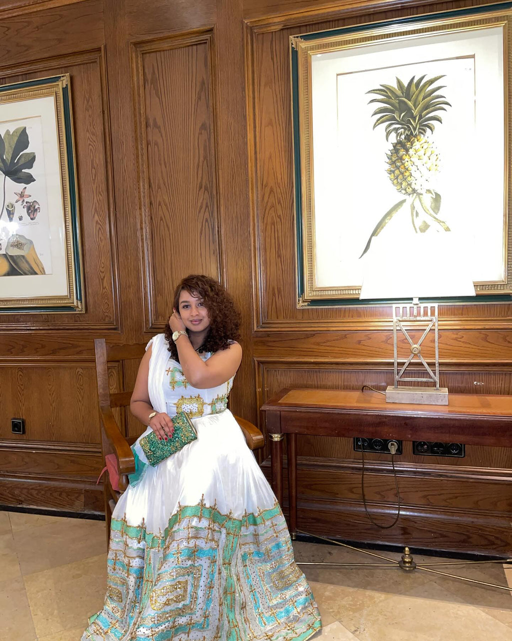 MONALIZA LUXURIOUS CULTURAL HABESHA DRESS | HANDWOVEN HABESHA KEMIS | WEDDING ERITREAN DRESS