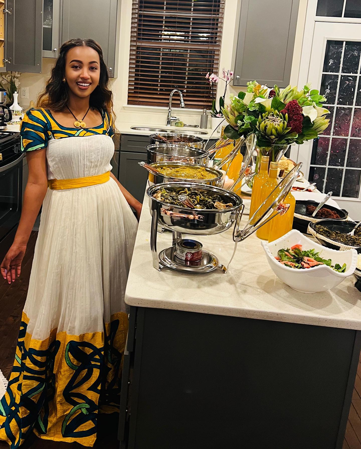 BITU SHORT SLEEVE HABESHA KEMIS | ETHIOPIAN DRESS | TIMELESS HABESHA DRESS