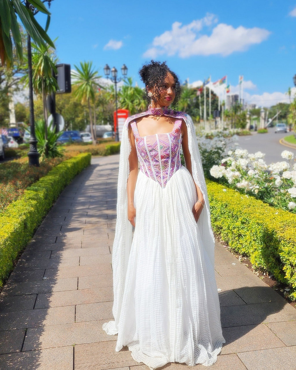 SLEEVELESS HABESHA KEMIS | AUTHENTIC ETHIOPIAN TRADITIONAL WEAR