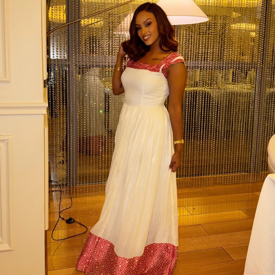 WUDNESH GRACEFUL HABESHA DRESS | AUTHENTIC HABESHA KEMIS FOR FESTIVE | TRADITIONAL ETHIOPIAN DRESS