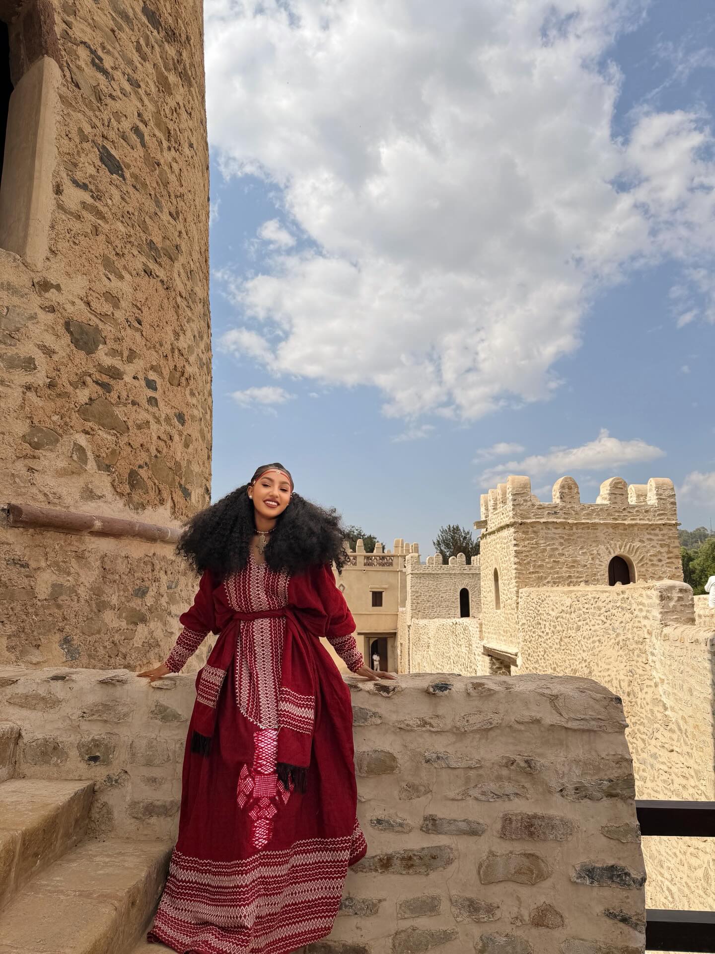 MAKOYA RED HABESHA KEMIS | ETHIOPIAN TRADITIONAL DRESS FOR WOMEN | STUNNING HABESHA DRESS