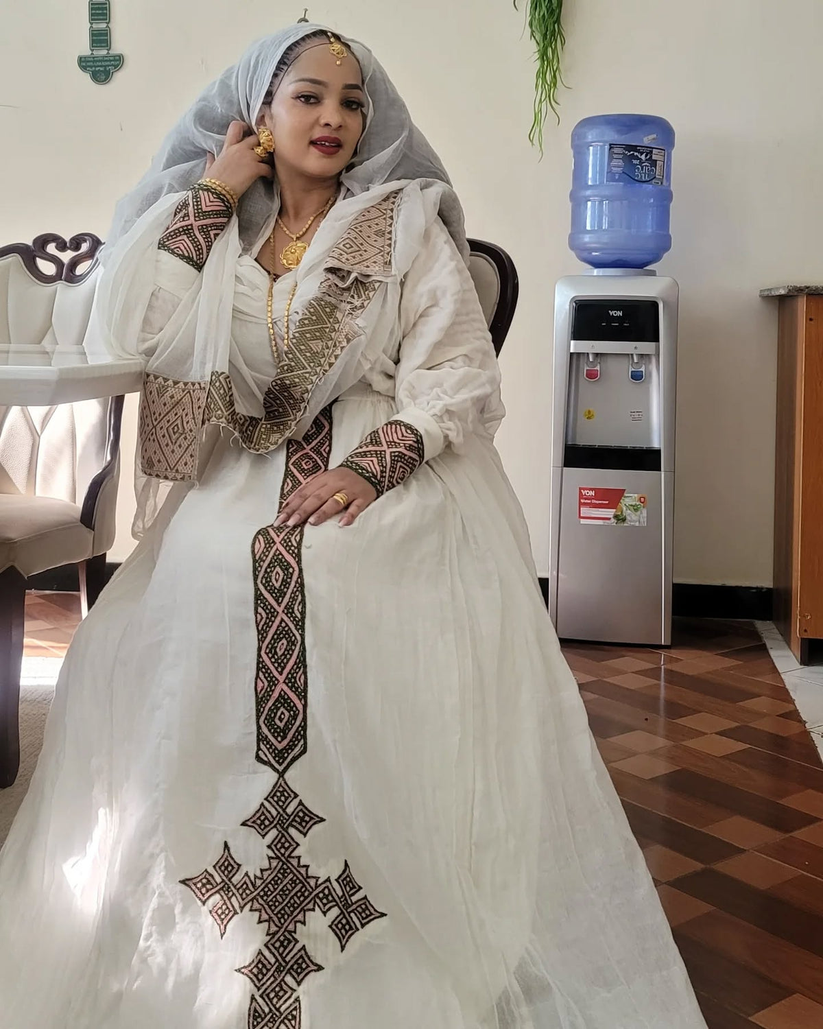 MARYAMAWIT ROYAL ETHIOPIAN CLOTHING | EXQUISITE HABESHA KEMIS | LUXURIOUS HABESHA DRESS