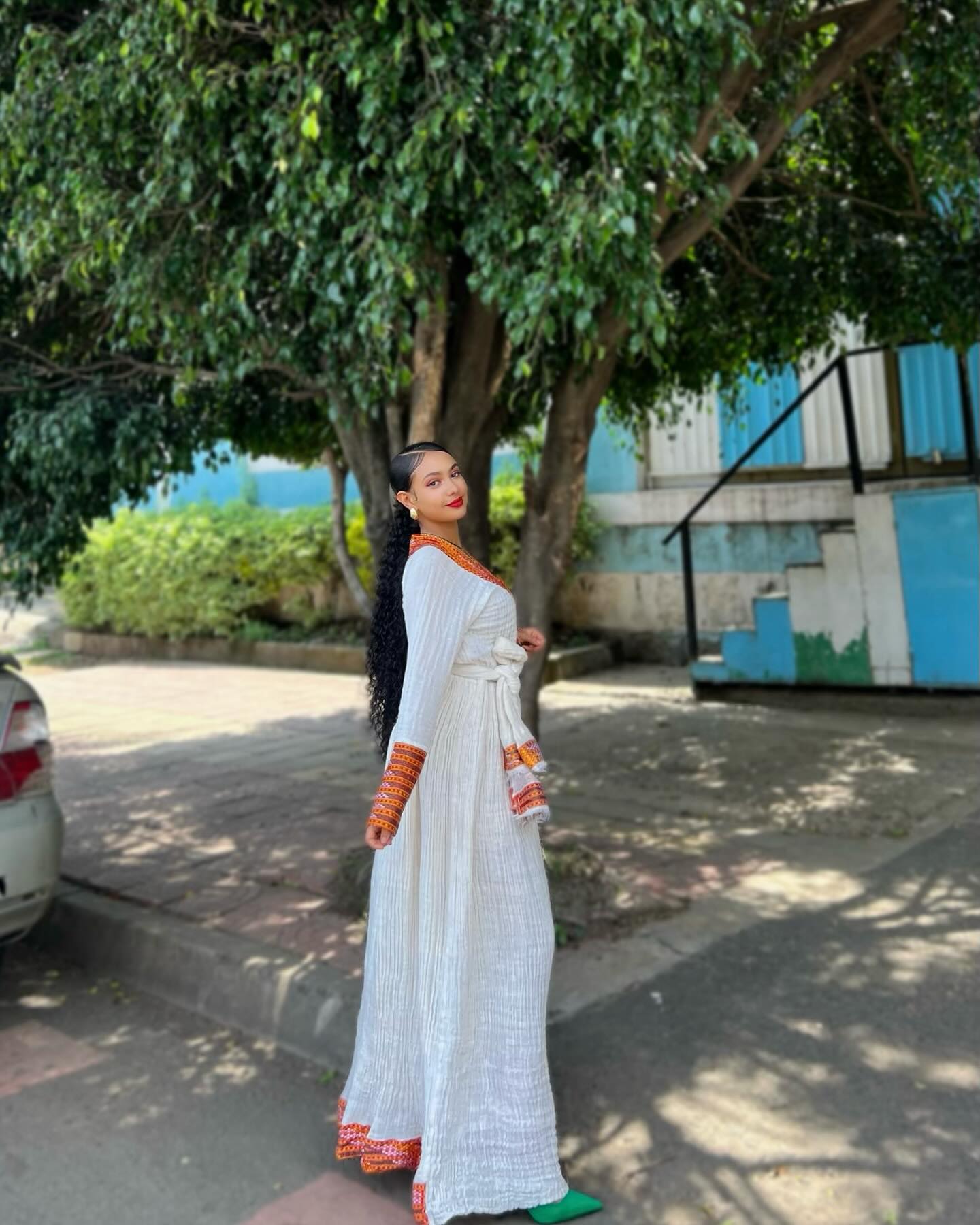 FRIYAT HABESHA KEMIS COLLECTION | LONG SLEEVE HABESHA DRESS | TRADITIONAL ETHIOPIAN CLOTHING