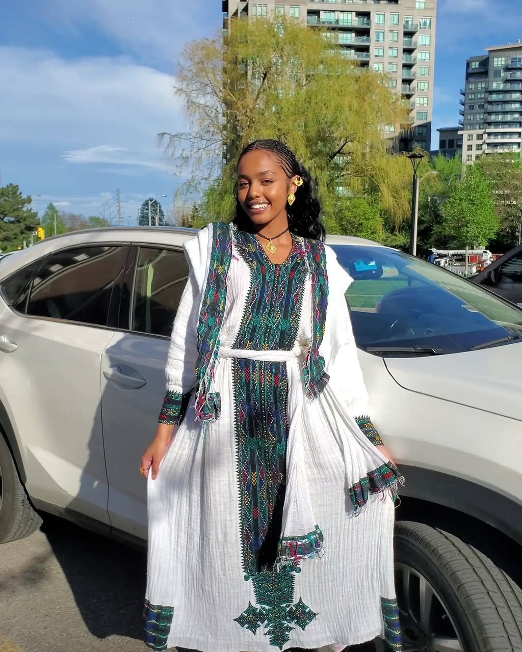 KIYA AUTHENTIC HANDWOVEN HABESHA KEMIS | HERITAGE FASHION HABESHA DRESS | TIMELESS ETHIOPIAN CLOTHING