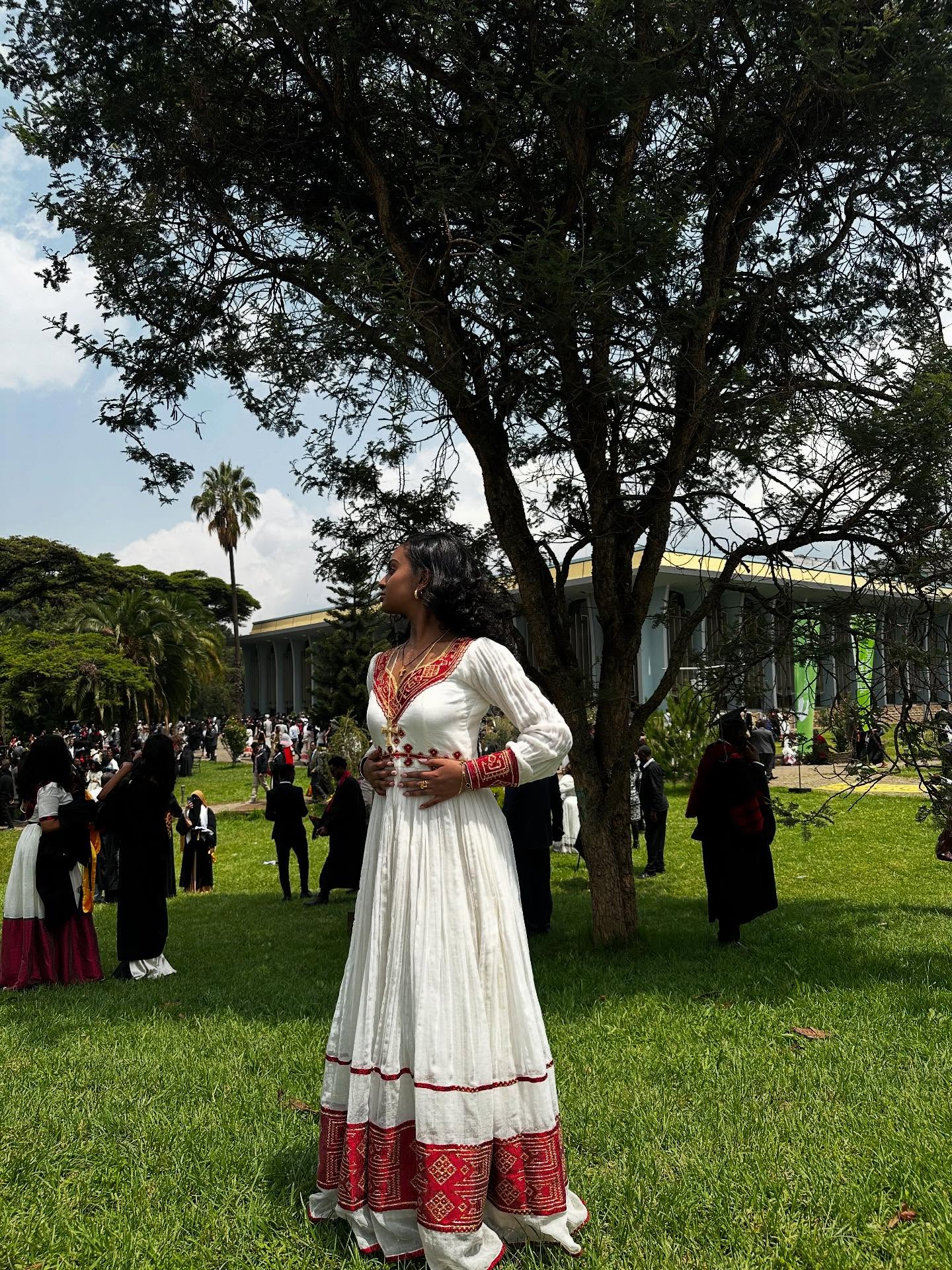 WERKE HABESHA DRESS | AUTHENTIC ETHIOPIAN TRADITIONAL DRESS | CULTURAL EMBROIDERY HABESHA KEMIS