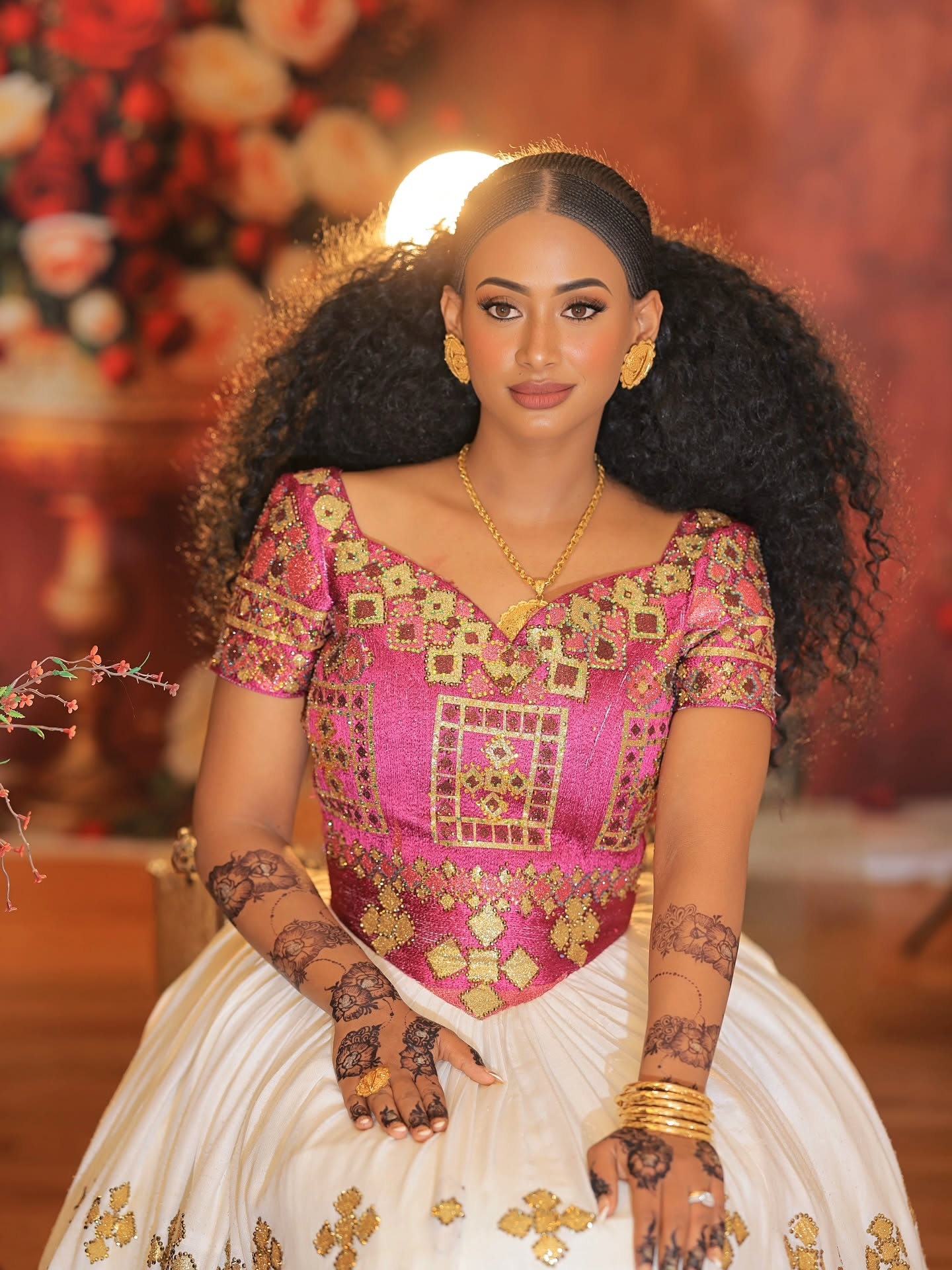 NUHAMIN TRADITIONAL ETHIOPIAN WEDDING DRESS | HABESHA KEMIS STYLE | HABESHA DRESS FOR WEDDING