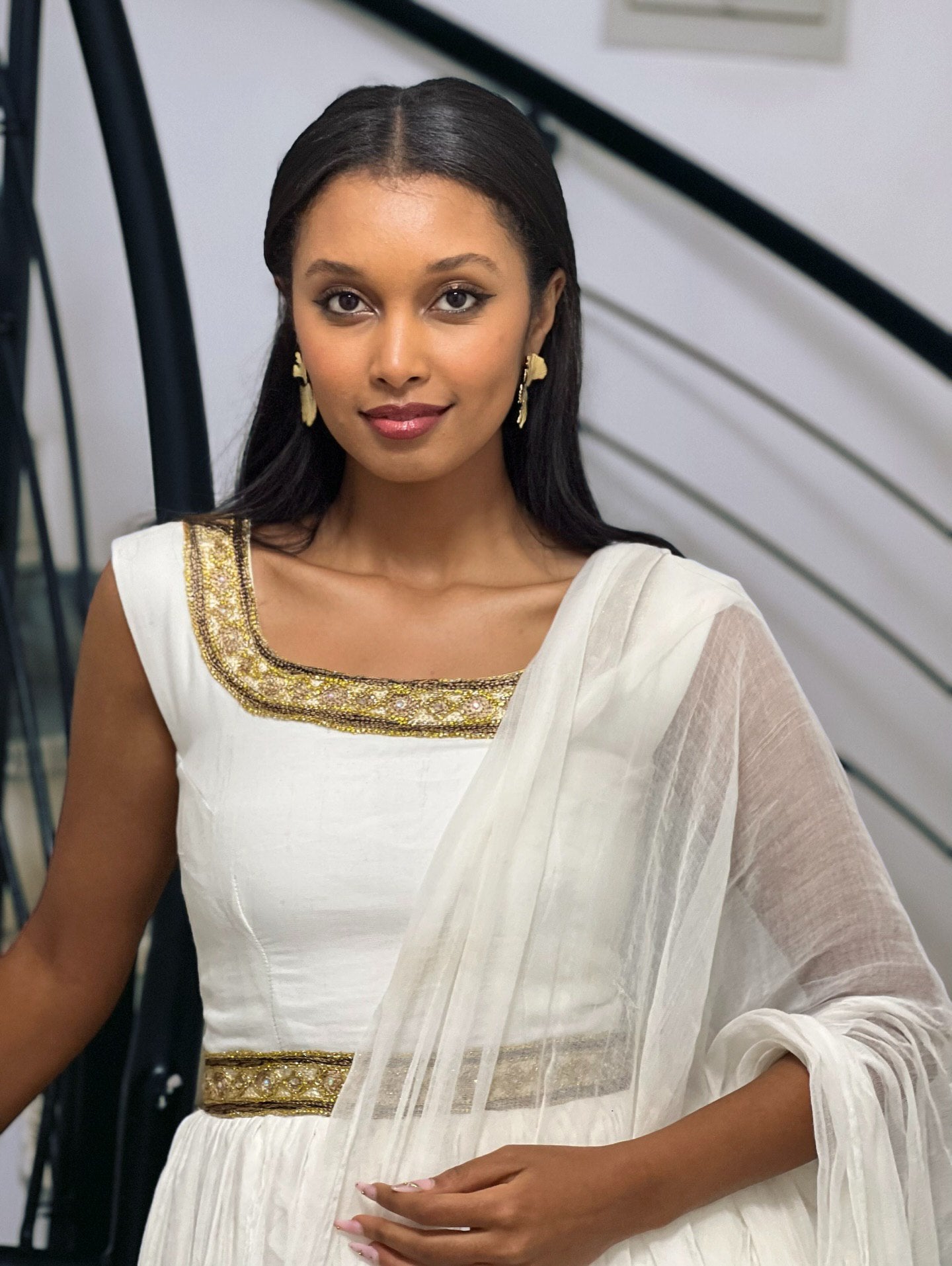 MESAYNESH HABESHA KEMIS ONLINE | GOLDEN EMBROIDERY HABESHA DRESS | TRADITIONAL ETHIOPIAN CLOTHING