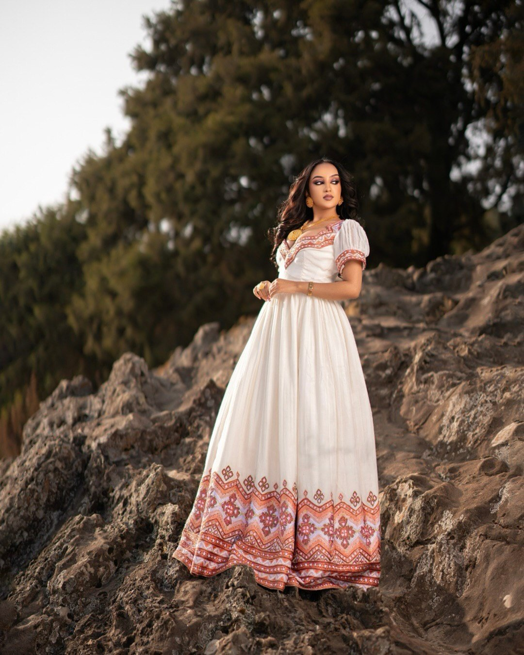 ABRONET SHORT SLEEVE HABESHA DRESS | CHARMING HABESHA KEMIS FOR WEDDING | ETHIOPIAN WEDDING DRESS