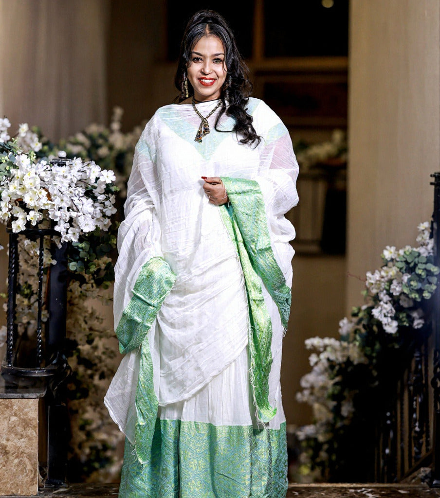 AUTHENTIC HABESHA ATTIRE | TRADITIONAL WOMEN'S WEAR | CULTURAL DRESS